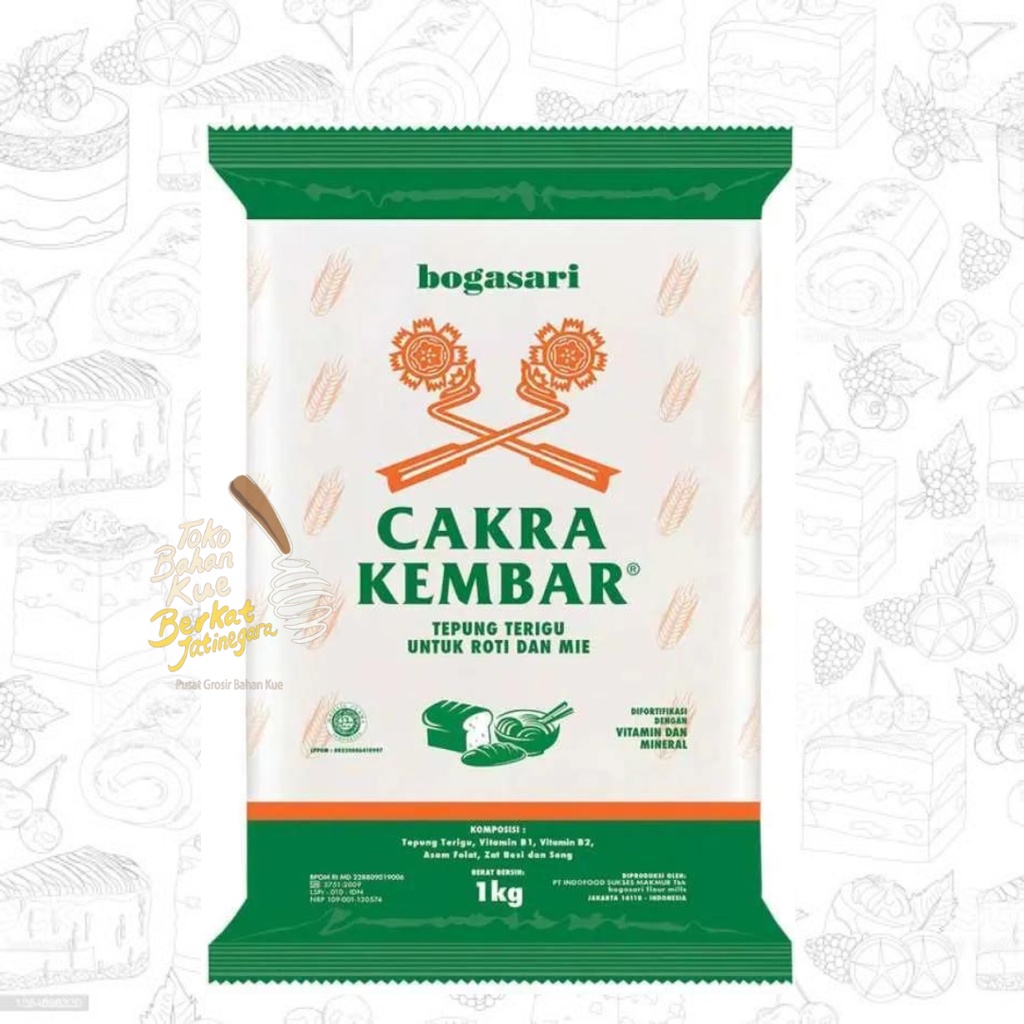 Jual Tepung Terigu Bogasari Cakra Kembar Ekonomis Kg Shopee Indonesia