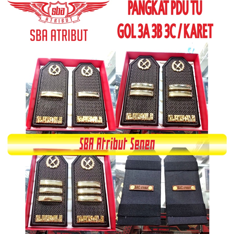 Jual Pangkat Pdu Tu Terbaru Kejaksaan Ri Gol A B C Karet Motif