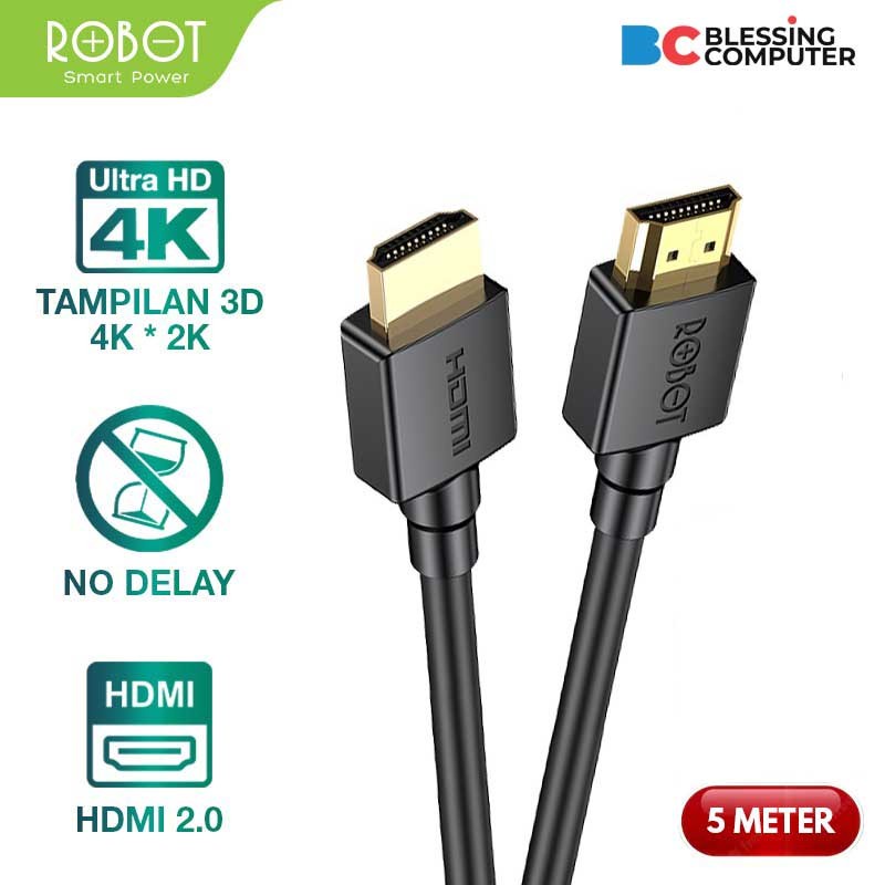 Jual Kabel Hdmi Meter Robot Rfh K Ultra Hd Shopee Indonesia