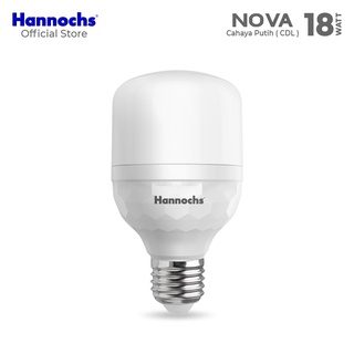 Jual Hannochs Lampu Bohlam LED Nova 18W Cahaya Putih Paket Isi 3pcs