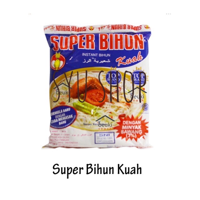 Jual Super Bihun Kuah Bihun Instan 51 Gr Shopee Indonesia