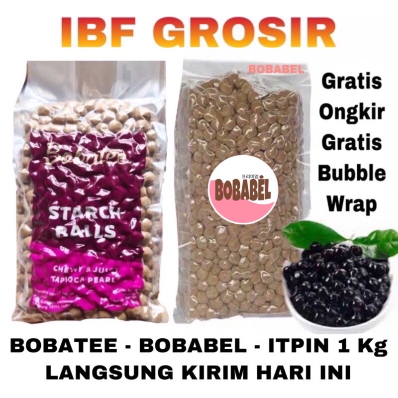 Jual Toping Thai Tea Pearl Bubble Boba Kekinian Kg Bobabel Bobatee