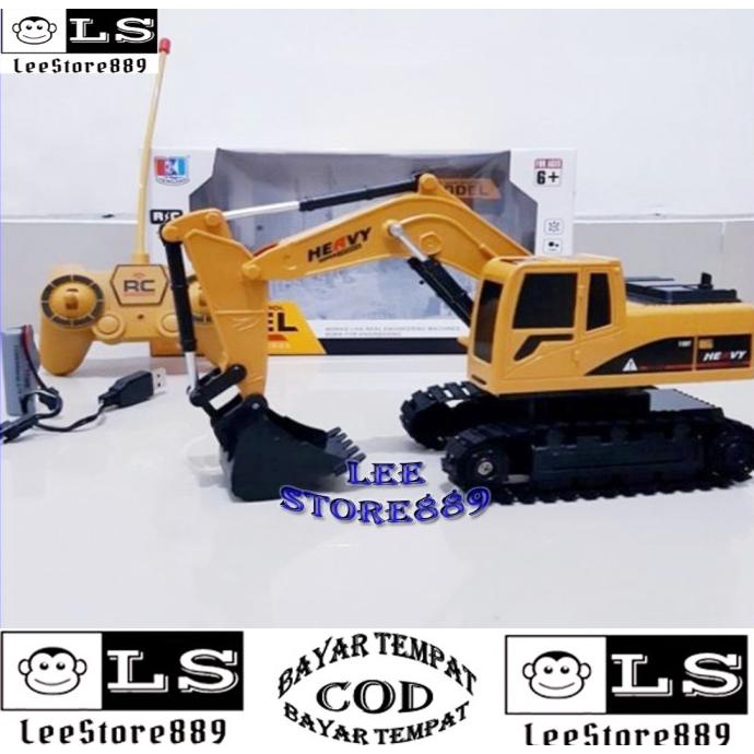 Jual RC Excavator Eskavator Crane Alat Berat Mobil Mainan Remote