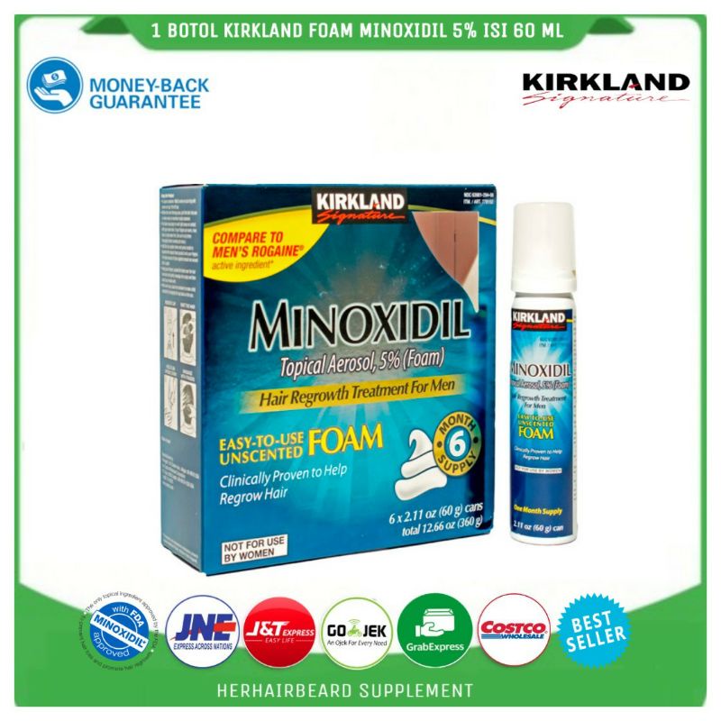 Jual Kirkland Minoxidil Foam 5 Minoxidil Foam 5 Penumbuh Rambut Dan