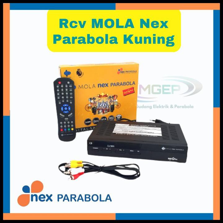 Jual Receiver Mola Nex Parabola Kuning Hybrid C Dan Ku Band Shopee