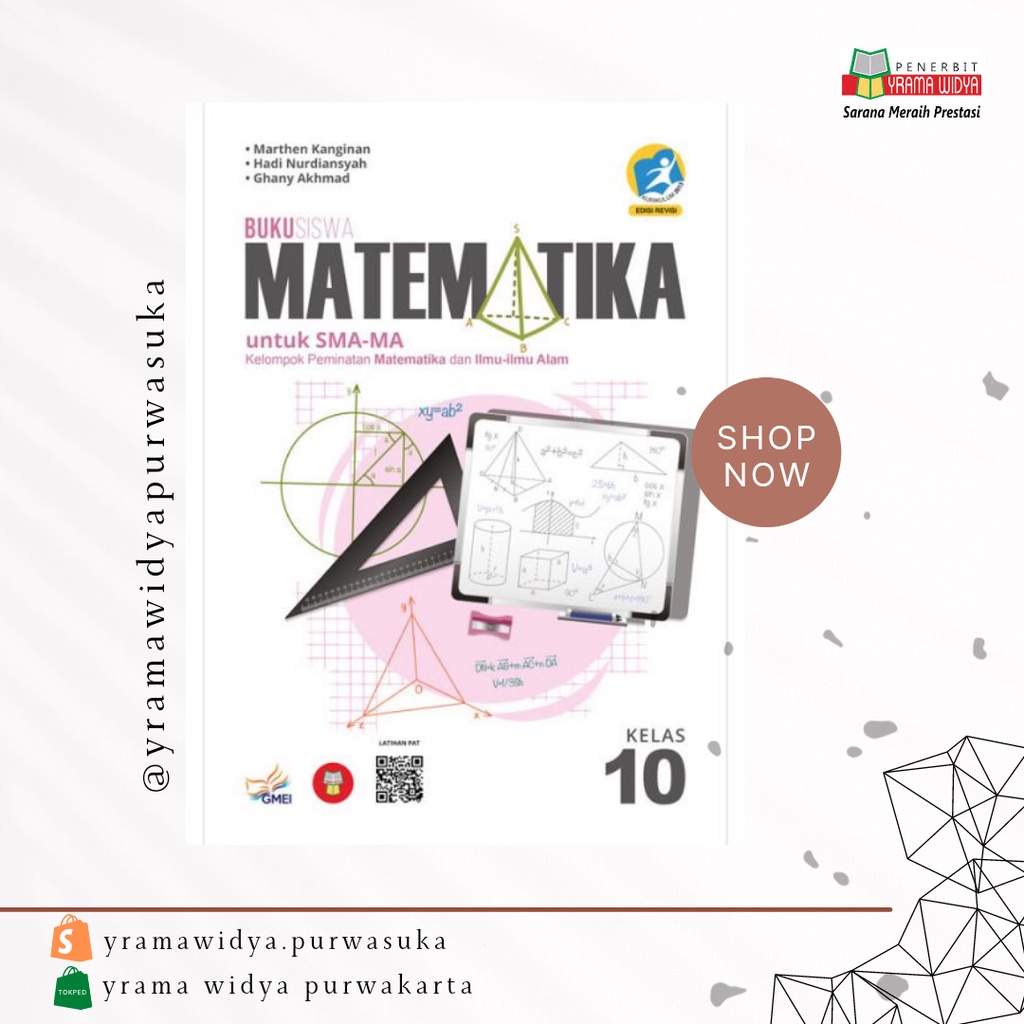 Jual Buku Siswa Matematika Peminatan Untuk Sma Ma Smk Mak Kelas X