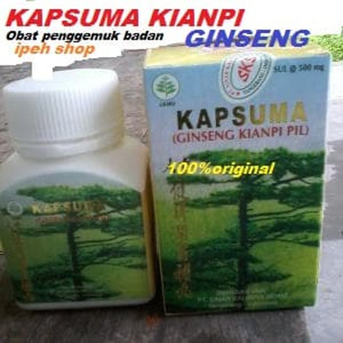 Jual Obat Gemuk Penggemuk Badan Super Cepat Kianpi Pil Shopee Indonesia