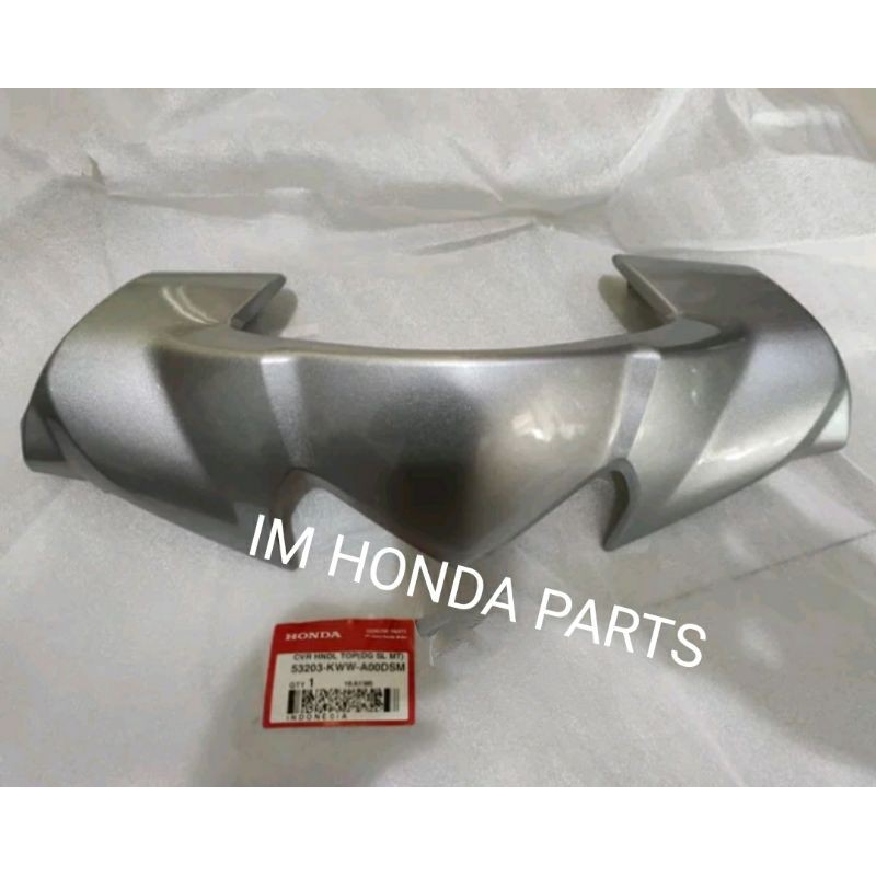 Jual Visor Batok Depan Atas Honda Revo 110 Absolute Silver Original