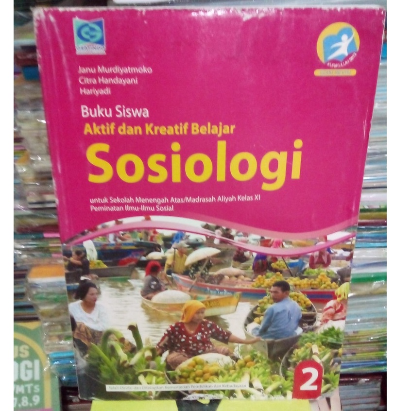 Jual Buku Siswa Aktif Dan Kreatif Belajar Sosiologi Kelas Xi Shopee