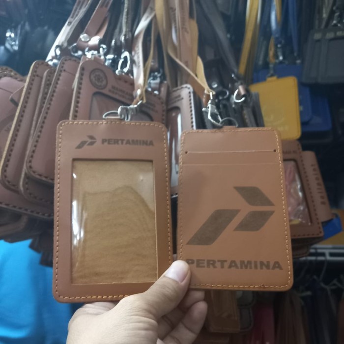 Jual Gilaa Name Tag Id Card Holder Pertamina Hemat Shopee Indonesia