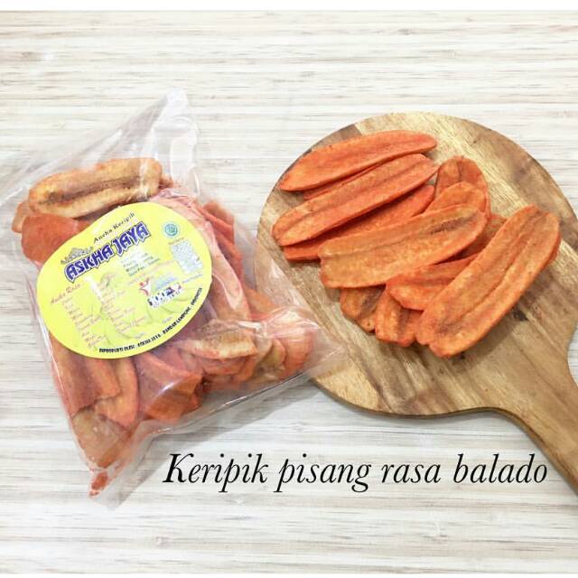 Jual Keripik Pisang Lampung Askha Jaya Rasa Balado Shopee Indonesia