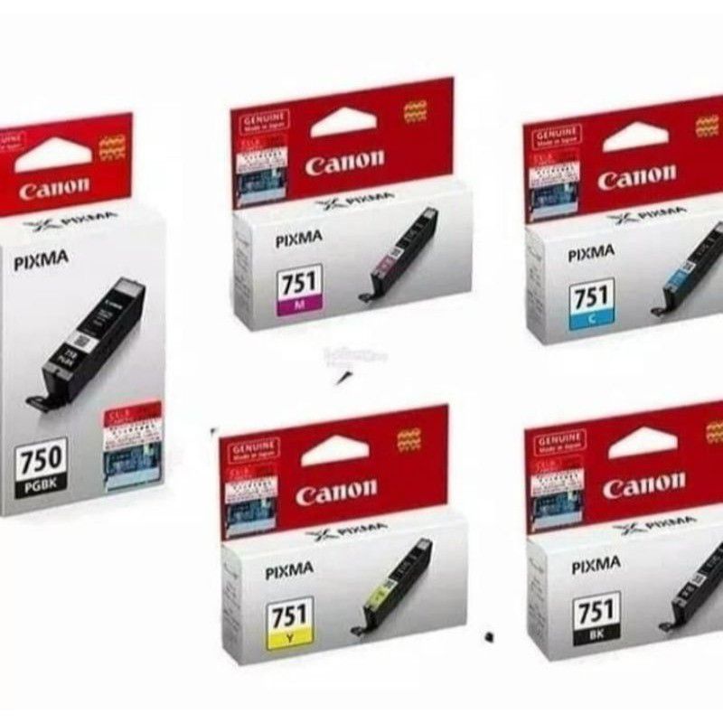 Jual Tinta Canon Pgbk B C Y M Per Paket Shopee