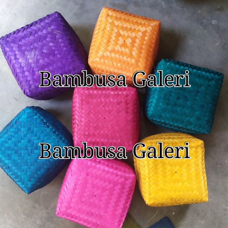 Jual Besek Warna Isi 5 Ukuran 20x20 18x18 Shopee Indonesia