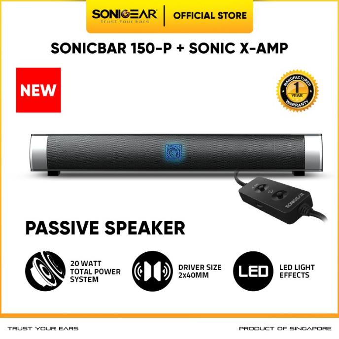 Jual Audiobox Sonicbar 150P Soundbar PassiveSpeaker Sistem Garansi