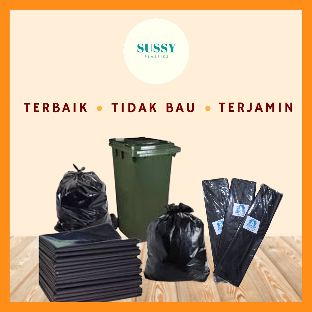 Jual PLASTIK SAMPAH KANTONG SAMPAH BESAR IDAMAN UK 60X100 UK 90X120