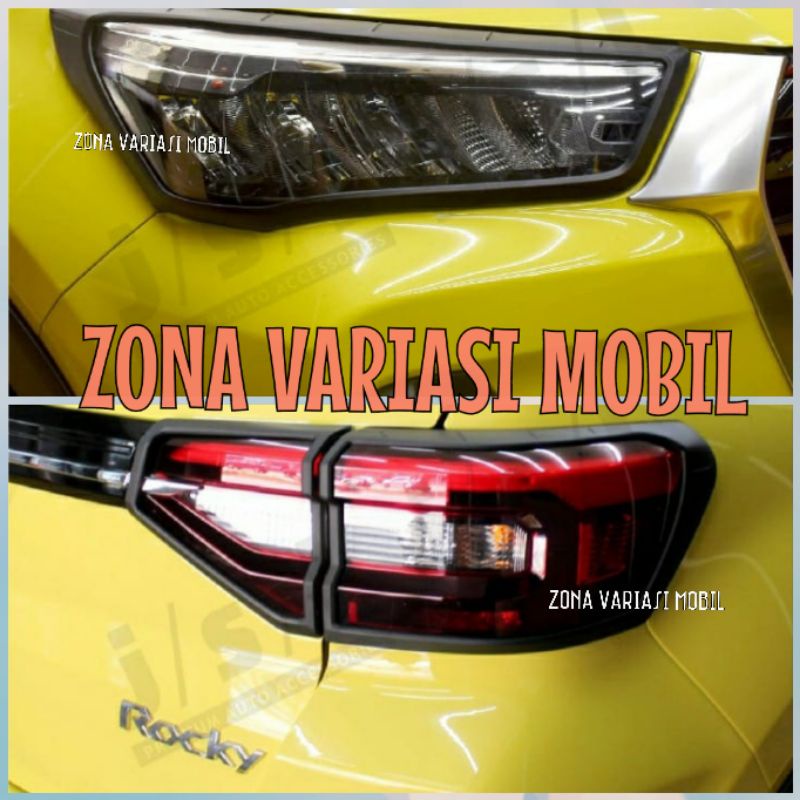 Jual Garnish Cover Lampu Depan Belakang Toyota Raize Daihatsu Rocky