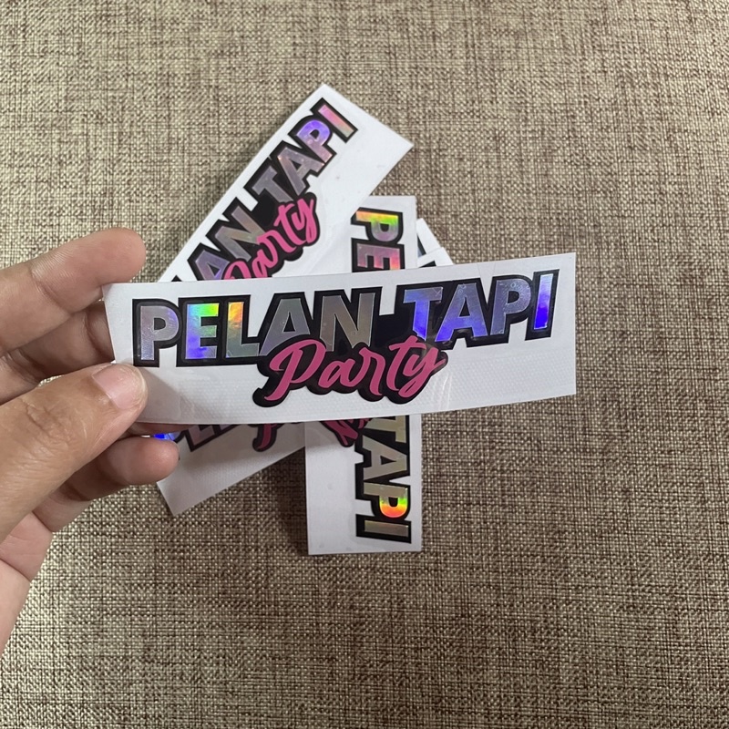 Jual STICKER PELAN TAPI PARTY Shopee Indonesia