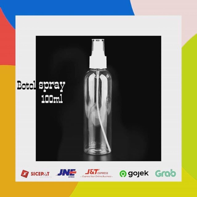 Jual Botol Spray 100ml BOTOL SANITIZER 100ML BOTOL PLASTIK BENING BOTOL