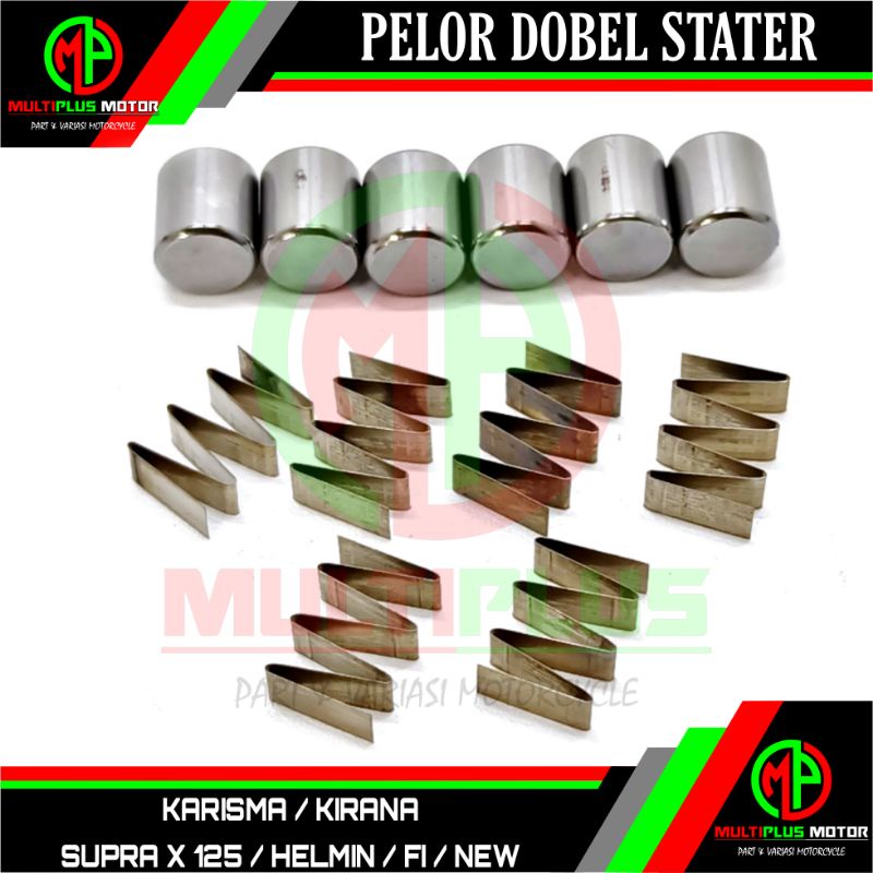 Jual Pelor Dobel Doble Stater Starter Setater Karisma Kirana Supra X