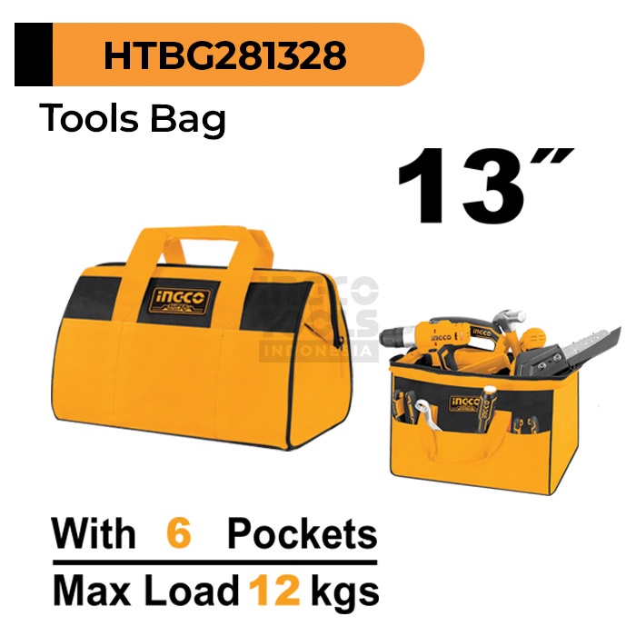 Jual Tools Bag Ingco Htbg Tas Perkakas Alat Tukang