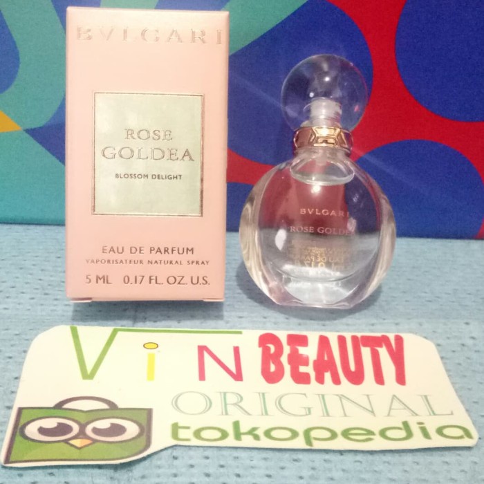 Jual Miniatur Parfum OriginaL Bvlgari Rose Goldea Blossom Delight EDP 5