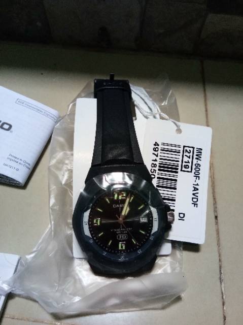 Jual Casio Original MW 600F 1A Jam Tangan Pria Shopee Indonesia