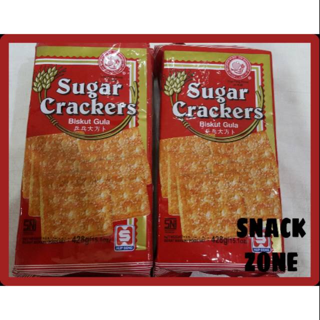 Jual HUP SENG SUGAR CRACKERS BISKUT GULA 428GR BISKUIT HUPSENG ASLI