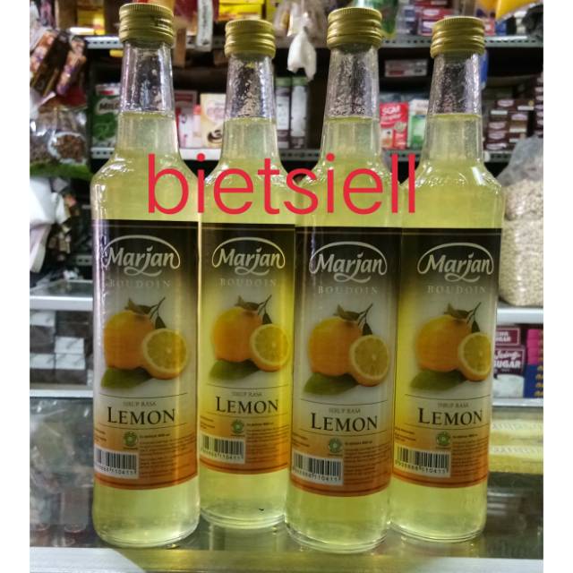 Jual Marjan Sirup Lemon Ml Shopee Indonesia