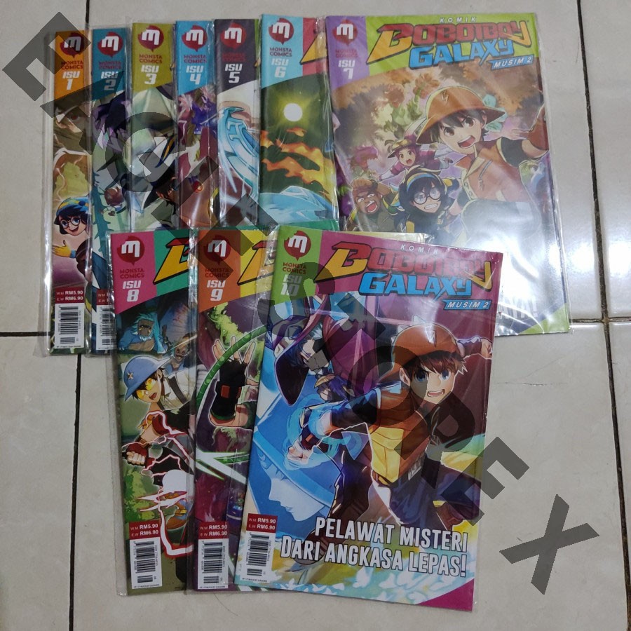 Jual Paket Bundle Spesial Komik Boboiboy Galaxy Musim Isu