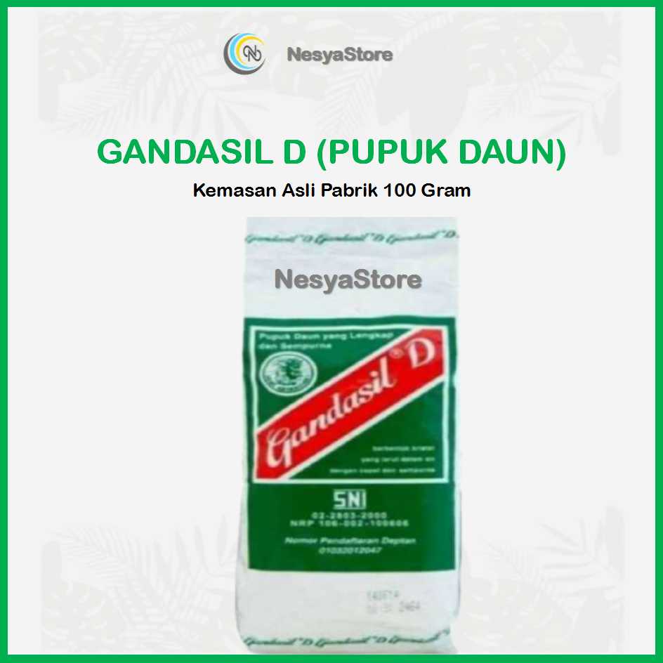 Jual Gandasil D Daun Pupuk NPK Majemuk Vegetatif Kemasan Pabrik 100