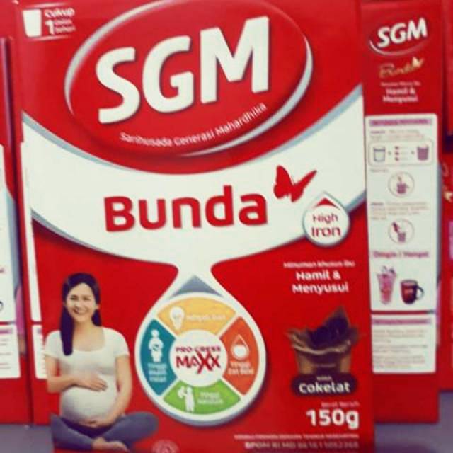 Jual SGM Bunda Hamil Menyusui 150g Tersedia Rasa Coklat Dan