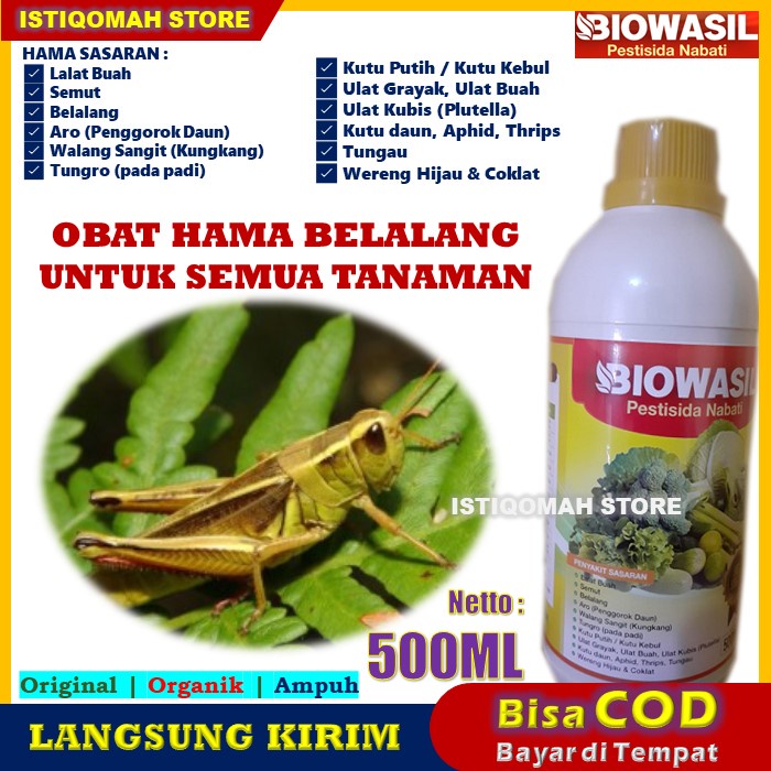 Jual Biowasil Ml Pestisida Nabati Obat Pembasmi Hama Walang Dan Ulat