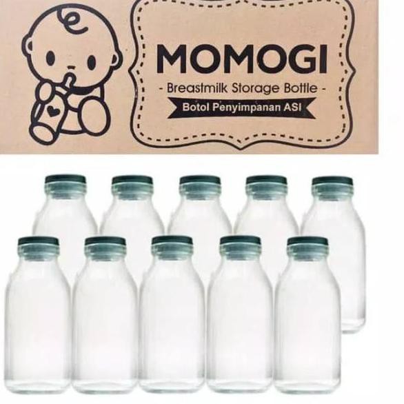 Jual X Momogi Botol Kaca Asi Tutup Karet Isi Pcs Botol Asi Perah