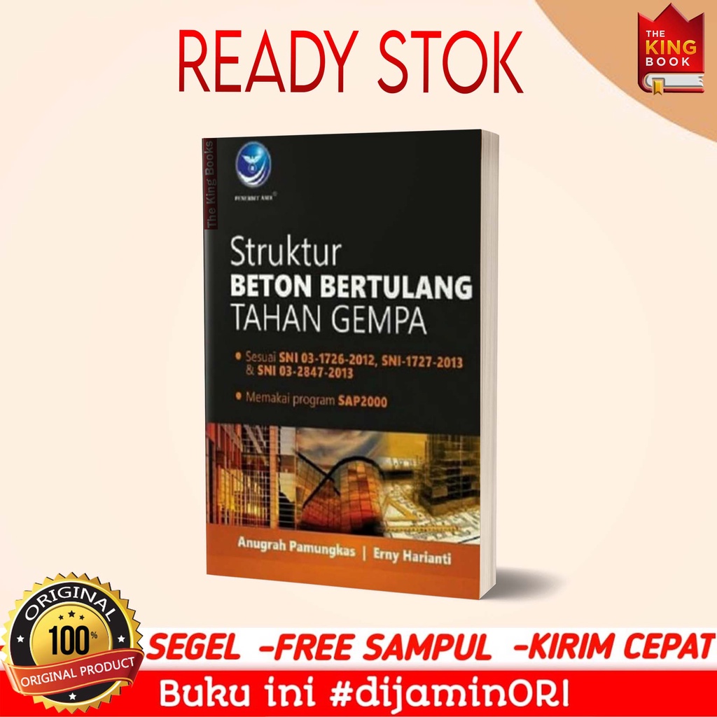 Jual Buku Struktur Beton Bertulang Tahan Gempa Shopee Indonesia