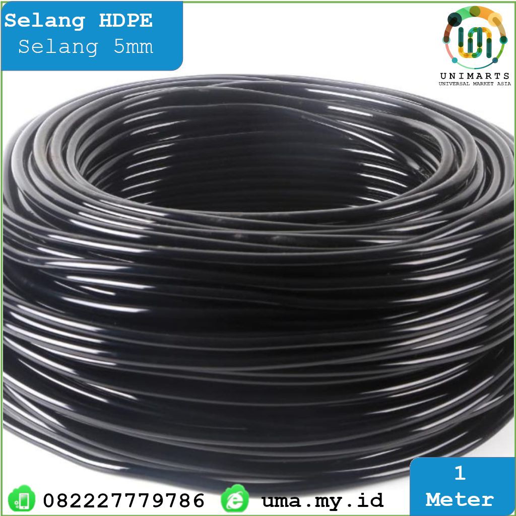 Jual Selang HDPE 5 Mm Fertigasi Irigasi Hidroponik Shopee Indonesia