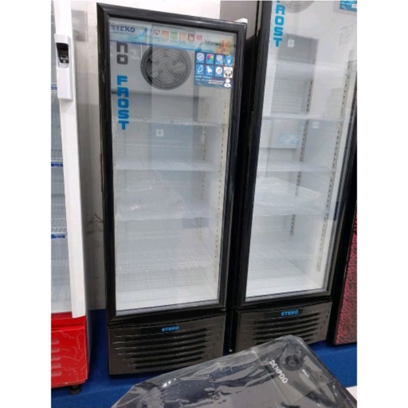 Jual Showcase Steko Rak No Frost Lemari Pendingin Minuman Rak Mg