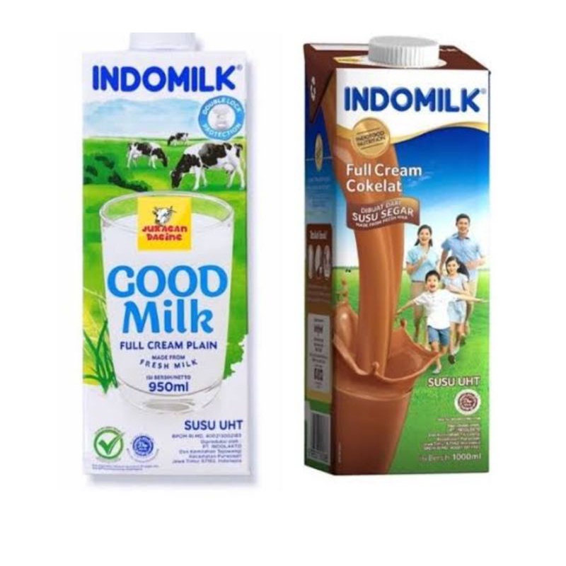 Jual INDOMILK GOOD MILK UHT 950ML Shopee Indonesia