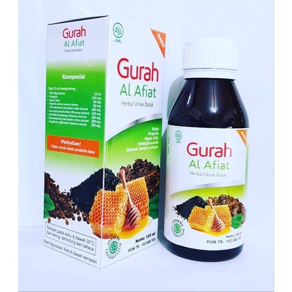 Jual Sirup Madu Gurah Al Afiat Herbal Untuk Batuk Dewasa Gr