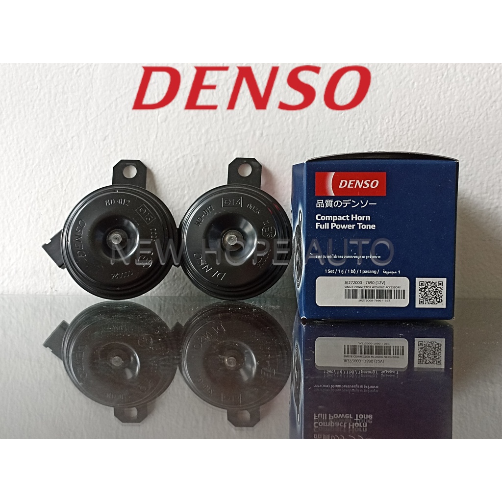 Jual 12V Horn DENSO 7690 Klakson Disc Original Socket 1 Innova Fortuner