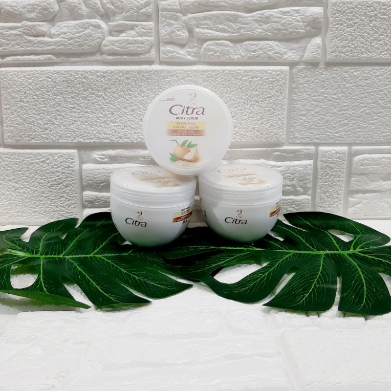 Jual Citra Body Scrub Bengkoang Natural Glow Ml Shopee Indonesia