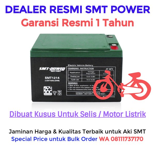 Jual Miliki Aki Selis Smt V Ah Ah Baterai Sepeda Listrik Motor