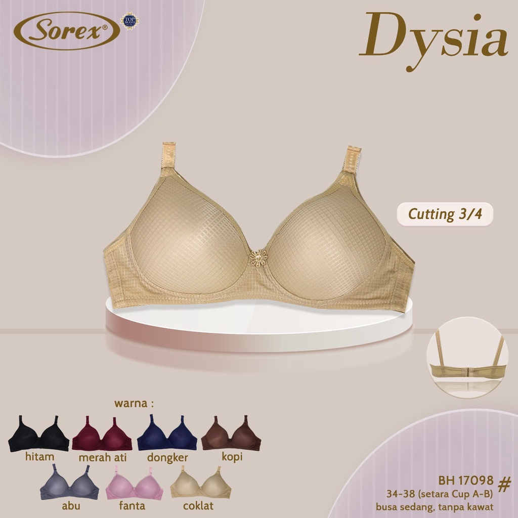 Jual Bh Bra Sorex Cup A Tekstur Motif Bra Busa Tipis Tanpa