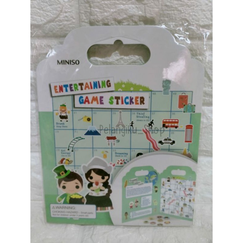 Jual Miniso Entertaining Game Sticker Permainan Ular Tangga Shopee