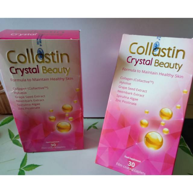 Jual Collastin Crystal Beauty Suplemen Untuk Kulit Jerawat Exp