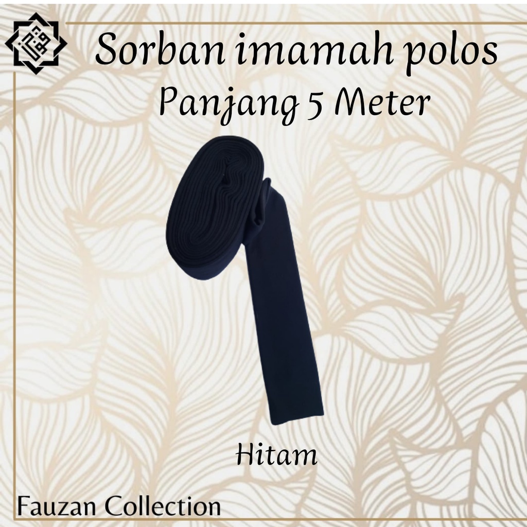 Jual Sorban Imamah Polos Sorban Imamah Panjang 5 Meter Shopee Indonesia