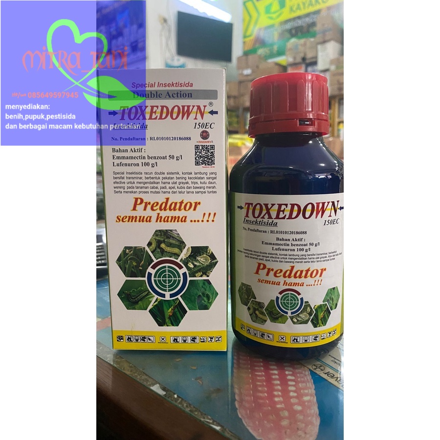 Jual Insektisida Emamectin Lufenuron TOXEDOWN 150EC Isi 500ml Special