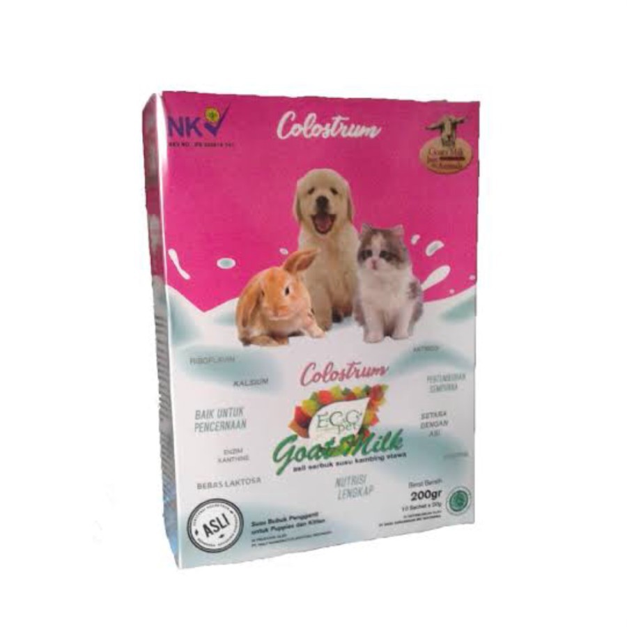 Jual ECOPET GOAT MILK COLOSTRUM SUSU KOLOSTRUM KAMBING UTK KUCING