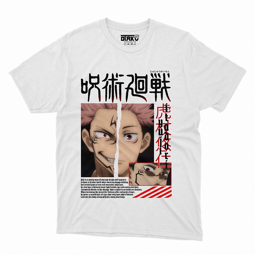 Jual Kaos Anime Jujutsu Kaisen YUJI ITADORI Shopee Indonesia