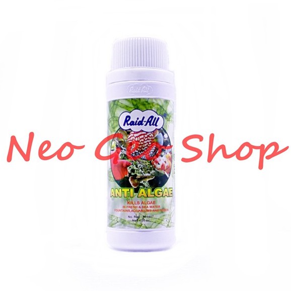 Jual Obat Anti Algae Penghilang Lumut Remover Aquarium Raid All