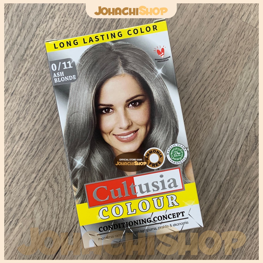 Jual Cultusia Hair Color Ash Blonde Ml Pewarna Rambut Shopee